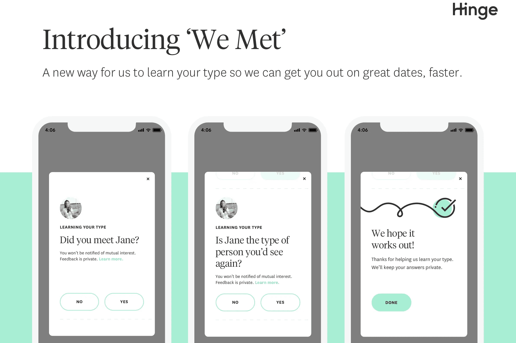 Graphic highlighting how shallow dating app feedback creates confusion